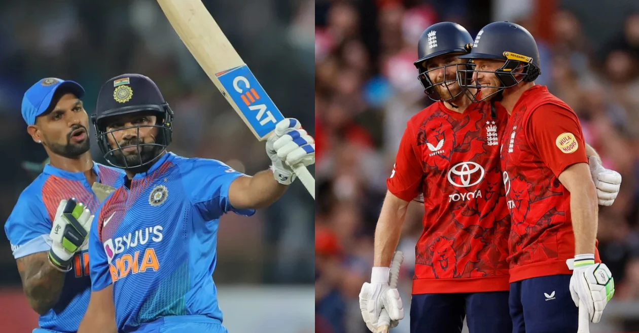 Phil Salt and Jos Buttler equal Rohit Sharma–Shikhar Dhawan’s record during England’s thumping win over South Africa in Manchester T20I