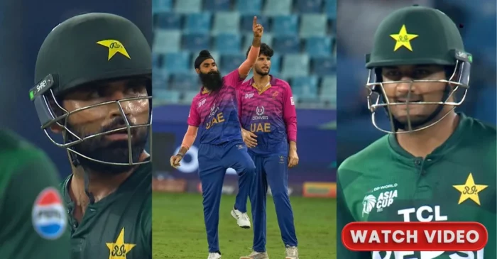 Asia Cup 2025 [WATCH]: Simranjeet Singh removes Fakhar Zaman and Hasan Nawaz in the same over; celebrates with iconic Shikhar Dhawan thigh-five | PAK vs UAE