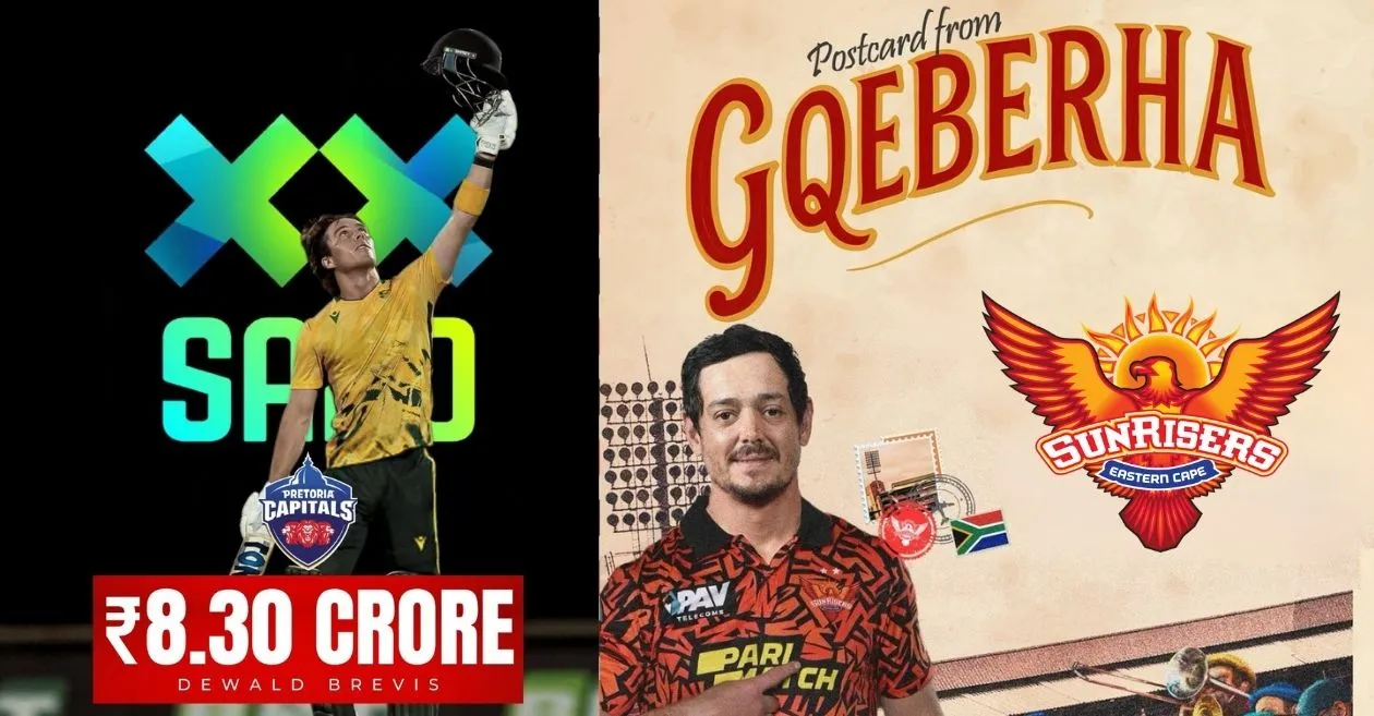 From Dewald Brevis to Quinton de Kock: Top 10 most expensive buys at SA20 2026 auction