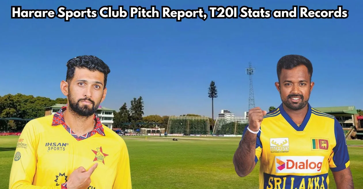 ZIM vs SL 2025: Harare Sports Club Pitch Report, T20I Stats and Records
