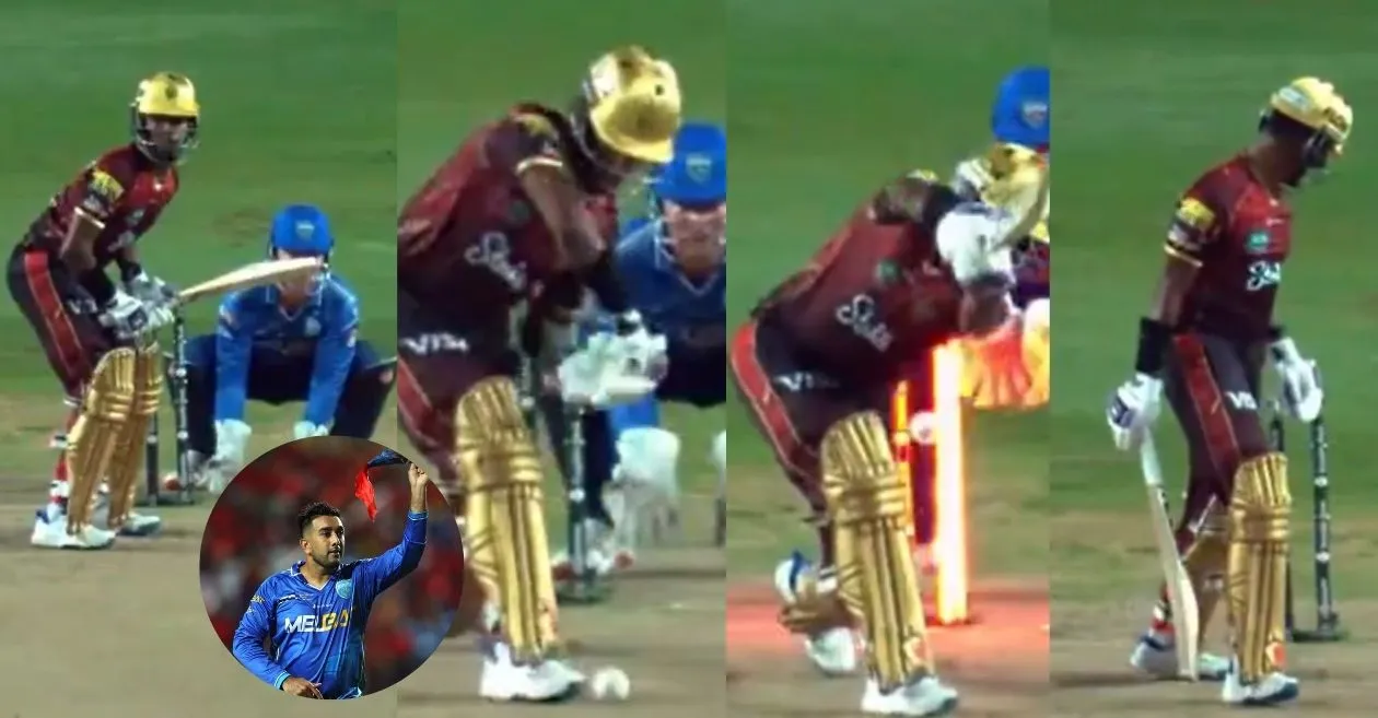 WATCH: Tabraiz Shamsi’s magical wrong-un shatters Akeal Hosein’s stumps in CPL 2025